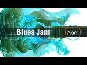 Gary Moore Style Blues Backing Track No Guitar in Ab Minor