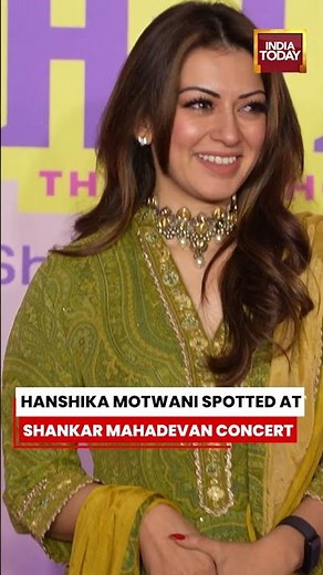 Hansika Motwani Spotted At Shankar Mahadevan's 'Anandam' Concert | #shankarmahadevan #hansikamotwani