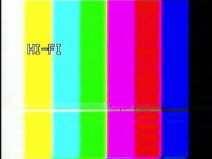 VHS Damage Color Bars