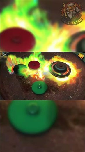 Xem cảnh con quay chiến đấu quay chậm #đồchơi #beyblade #dochoi