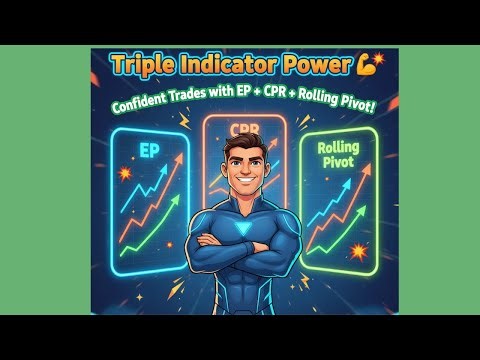 “Triple Indicator Secret: EP + CPR + Rolling Pivot Magic 🔥 | Take Confident Trades Like a Pro!”