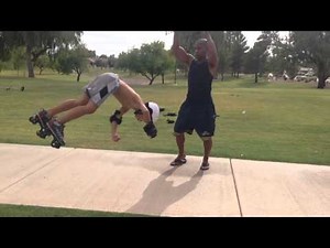 Backflip Out Of Hand On Roller Skate