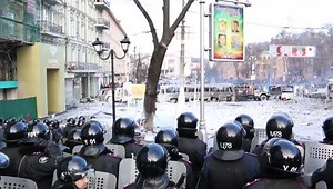 Наша защита.Беркут. Грушевского.20-21.1.14. Киев