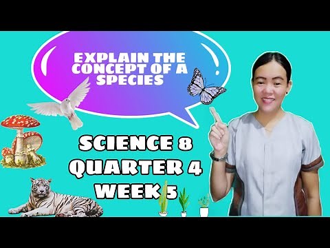 SCIENCE 8 QUARTER 4 WEEK 5 EXPLAIN THE CONCEPT OF A SPECIES