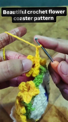 crochet coaster #crochetforbeginners #crochetcrosai