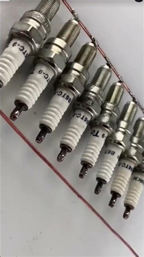 4 Building a Lightbulb with Spark Plugs! 💡 #diy