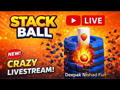🔴 LIVE Stack Ball King 👑 | Pro Level Gameplay 💥