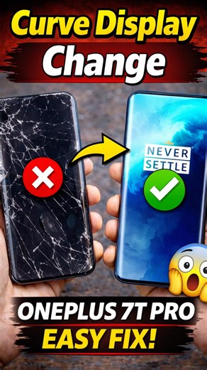 This Video Explains How To Change The Display Of One Plus 7T Pro 😱