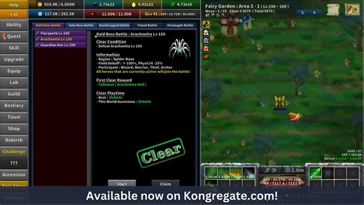 Become the ultimate hero in a world of monsters! Peep our gameplay video for Incremental Epic Hero 2 on Kongregate! ⚔️🐉 This idle RPG will have you battling your way to the top! #gaming #idleRPG #fantasyworld | Kongregate