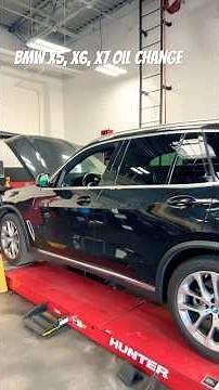 BMW X5, X6, X7 oil change and oil filter location