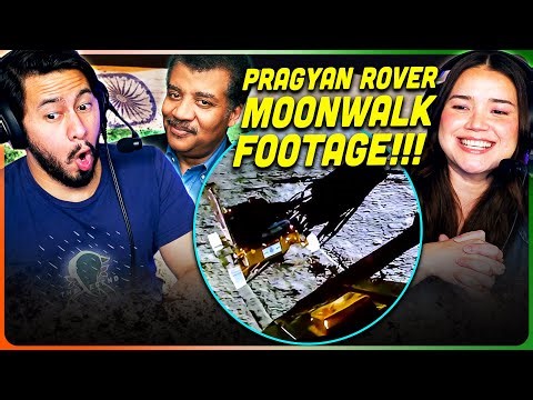 PRAGYAN ROVER MOONWALK FOOTAGE + Neil deGrasse Tyson on Chandrayaan 3 Reaction & Discussion!