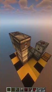 Smallest regear machine 3x3x4 in minecraft! #donutsmp #tutorial #minecraft