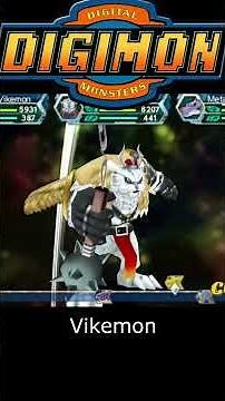 All Vikemon Skills Showcase ❄️🔨 | Digimon Adventure PSP #Shorts