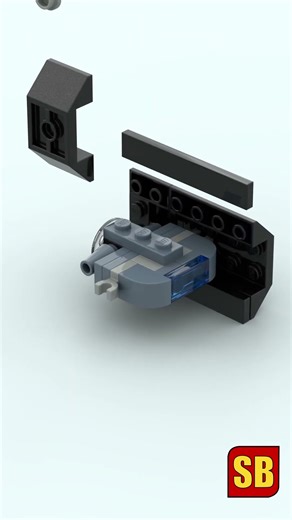 LEGO 4484 TIE Advanced – La nave de Vader en miniatura épica #legostarwars #legobuild #legoanimation