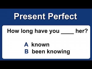 Present Perfect | Grammar test