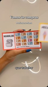 Adquira o material e use com sua turma! Facilite o ensino do sistema monetário com uma atividade que trabalha cálculo, raciocínio e ainda prende a atenção da turma. Quando a criança vive a experiência da compra, o aprendizado acontece de verdade. | Prof Manu