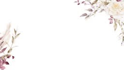 A Romantic Flower Corner Frame composition designed for weddings and...