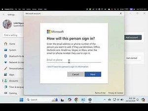 Tạo tài khoản User Account và thiết lập mật khẩu cho Windows 11