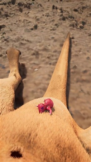 What Happens When A Kangaroo Is Born? #shorts