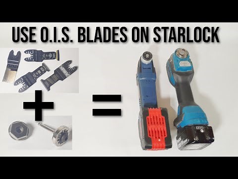 Starlock MultiTool Adapters. Run Cheap Blades on your Starlock Oscillating Multi-Tool.