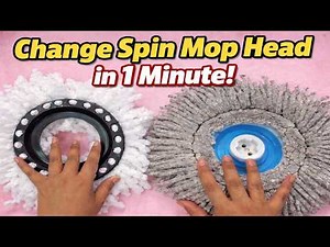 How to Change Spin Mop Head Easily | Step-by-Step Spin Mop Replacement #spinmop #change #replacement