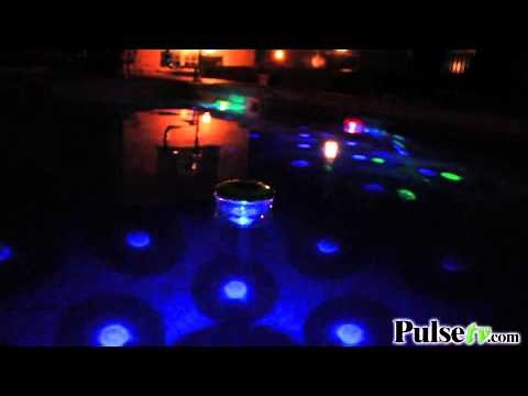 Underwater Light Show - The Floating Disco Ball