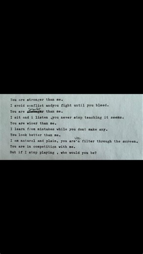 An Original Poem: The Comparison #poetry #poem #competition