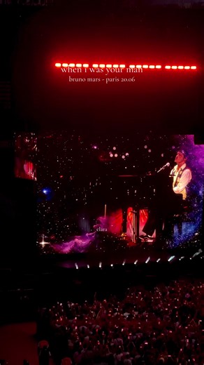 When I Was Your Man live Bruno Mars Paris 20.06 - Stade de France