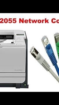 How to Configure HP Laserjet 2055 Printer On Networking | How to Configure Network Printer