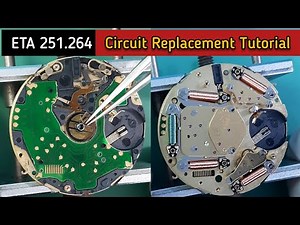 Circuit Replacement For ETA 251.264 ETA 251.262 Chronograph Swiss Movement | SolimBD