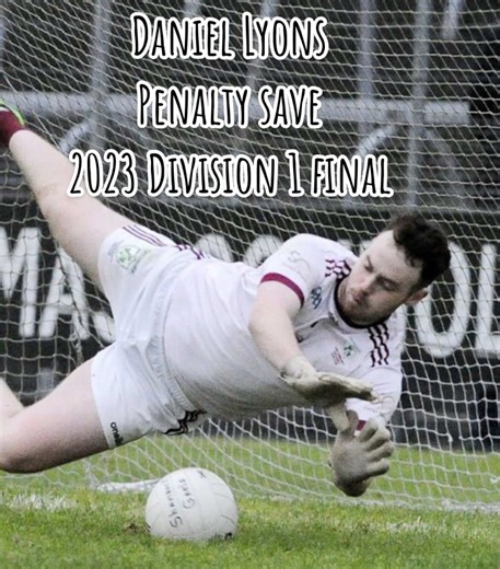 Daniel Lyons' Penalty Save in Division 1 Final