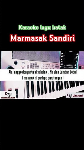 Marmasak Sandiri - Karaoke Lagu Batak | Marsada Band | Cipt. john Fery Sitanggang #karaokebatak
