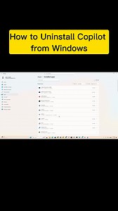 How to uninstall copilot from windows 10/11 Don't want Copilot on your Windows PC? This tutorial shows you exactly how to uninstall and remove Microsoft Copilot from Windows 11 and Windows 10 completely. Step-by-step instructions to delete the Copilot app, remove taskbar icons, clear context menu entries, and clean your system. Plus, learn how to reinstall from Microsoft Store if you change your mind. Simple guide for all Windows users. #Windows11 #Nvidia #BlackScreenFix #KB5074109 #GamingIssues