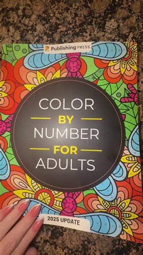 Color by numbers for Adults #colorbynumber #coloringbooks #tiktokshopjumpstart #tiktokshopfinds #fyp