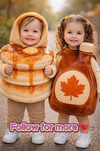 Pancake & Maple Syrup 🥞🍁 | The Cutest Combo Ever