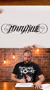[Ep. 1885] Michael / Mary Kate Custom Ambigram Tattoo Design Idea @topfans | Mr. Upsidedown