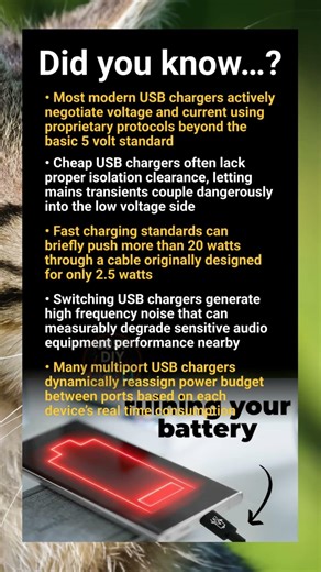 USB charger truths: negotiation, safety limits, fast charge protocols and noise