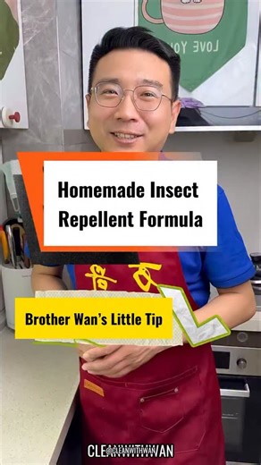 “Keep your home bug-free all summer with this powerful DIY insect repellent! 🦟✨ Simple, safe, and effective—no more pests bothering your family! 🏡💯 #InsectRepellent #HomeTips #DIYHacks #PestControl #BugFreeHome #LifeHacks #SmartLiving #HomeCare” | Clean With Wan