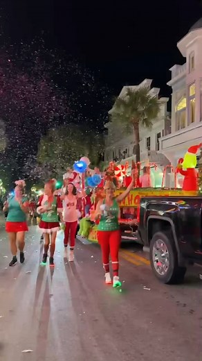 Key West's Hometown Holiday Parade brought joy to visitors and residents who lined the streets of Old Town Saturday night to view festively decorated floats and joyful marching groups. The parade is one of many celebrations taking place during Key West Holiday Fest. 🎥: Carol Tedesco/KeyWestHolidayFest.com | The Florida Keys & Key West