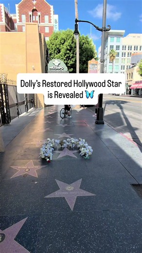 Dolly Parton Hollywood Star Revealed — Restored Walk of Fame Plaque