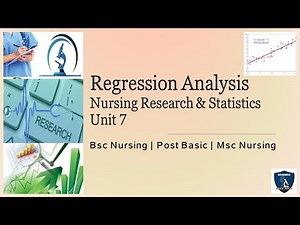 Regression Analysis in statistics|Nursing research & statistics|Bsc Nursing| post basic|Msc nursing