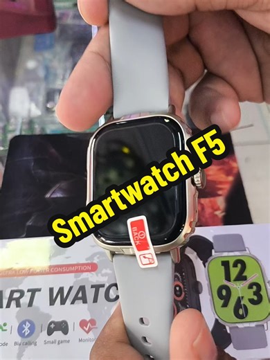 Smartwatch F5 completo com as principais redes de comunicação e com altíssima qualidade #smartwatch #relogio #tecnologia