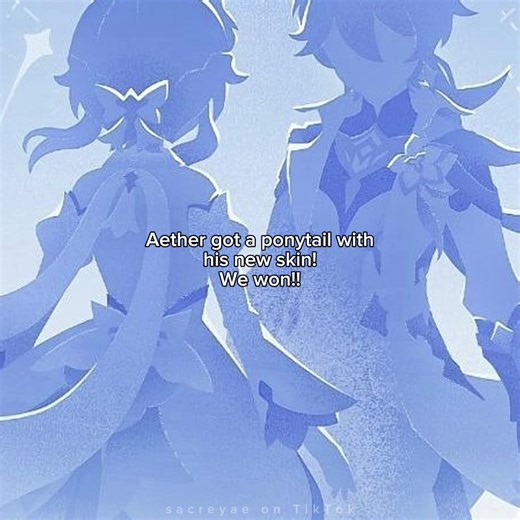 Aether's Braided Hair Transformation in Genshin Impact