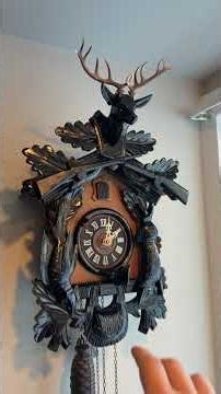 Authentic vintage German Black Forest cuckoo clock