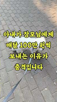 The shocking reason my wife sends 1 million won to her mother every month