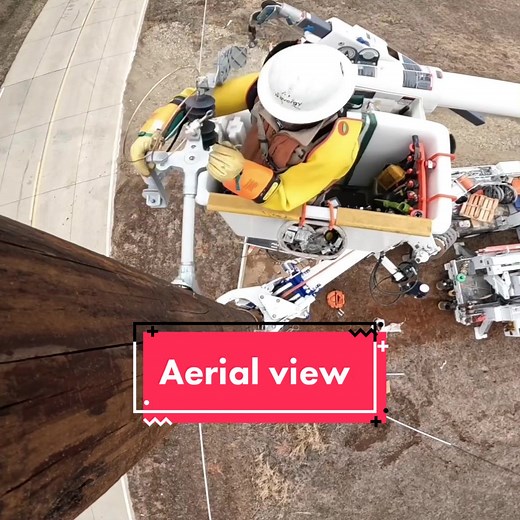 Utility Work: Aerial View of Lineman Tricks and Techniques