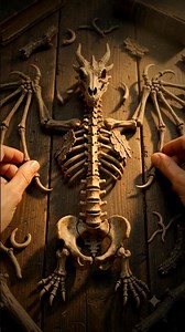 Building a Dragon Skeleton from Twigs & Bones 🐉😱"