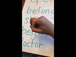 Introducing multi-syllable decoding activities