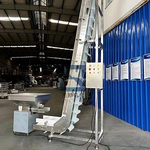 [Hot Item] Large Inclination Feed Conveyor for Vegetable Hardware Solutions