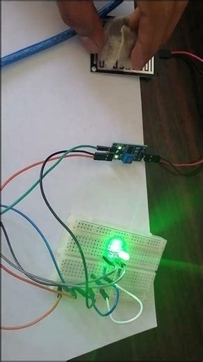 Probando sensor de lluvia